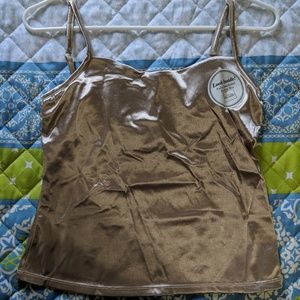 Built-in Bra Satin Cami